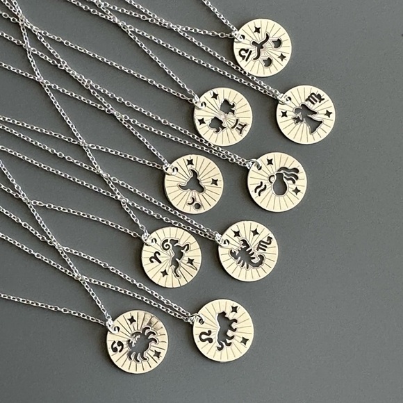 Sterling Silver Sagittarius Necklace - Picture 4 of 7